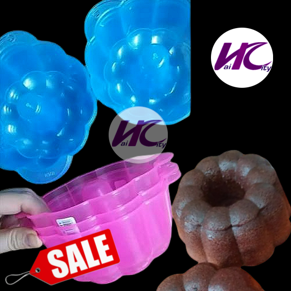 (HC) SALE 5” Acuan Puding Bunga Cantik /Acuan Kek Kukus KA11 Round Jelly Mould Acuan Kek Bulat