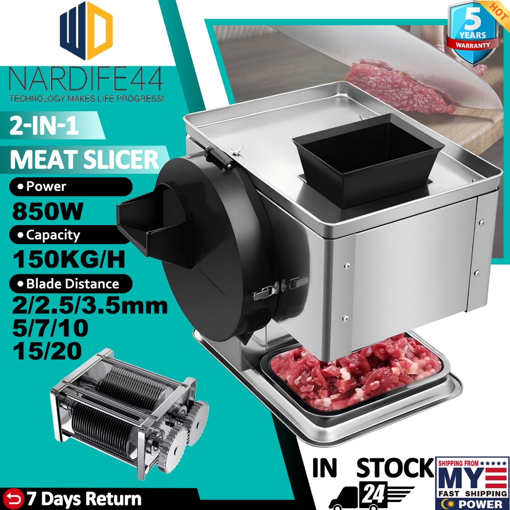 5 year warranty 850W mesin potong daging/Multifunctional meat slicer machine/mesin potong ayam/vegetable cutter切肉机&切菜机