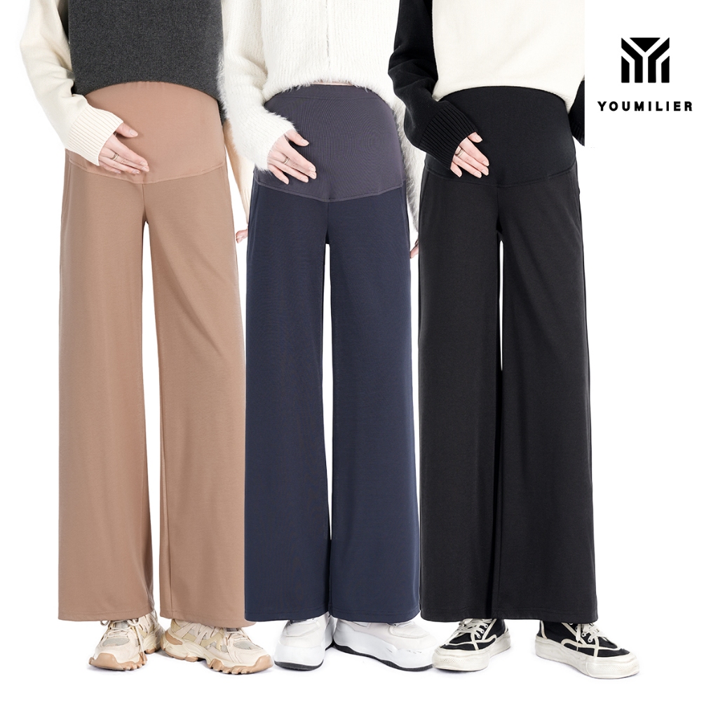 YOUMILIER Muslimah Panjand Maternity Pants Wide Leg Bottom - YM-WM-004