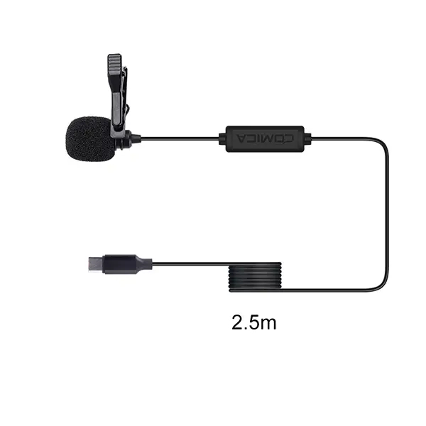 COMICA AUDIO TECH CVM-V01SP (3.5MM) / CVM-V01SP (UC) OMNI-DIRECTIONAL LAVALIER MICROPHONE FOR SMARTP