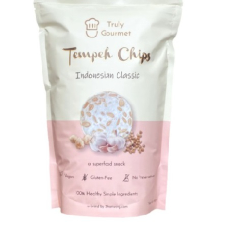 TRULY GOURMET Tempeh Chips Indonesian Classic (80g) - 9551014370050