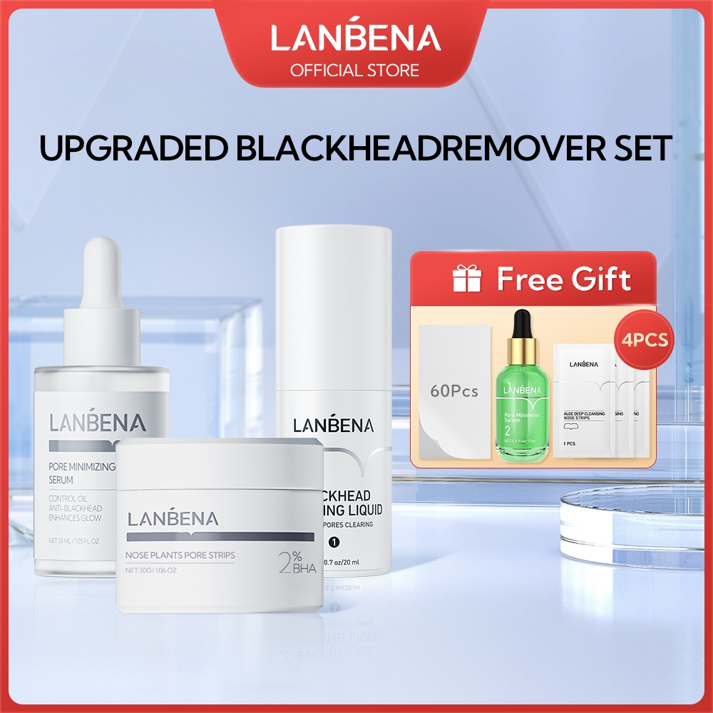 LANBENA Blackhead Removal Mask Nose Plants Pore Strips Original Blackhead Whiteheads Remover Facial Peeling Mask Acne