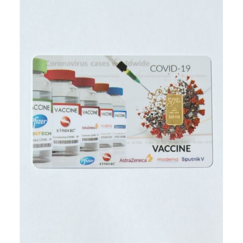 Public Gold Bullion Bar 1g 1 gram (Au 999.9) - Vaccine Covid&hellip;