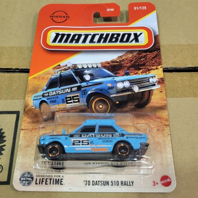 Matchbox Datsun 510 Rally '70