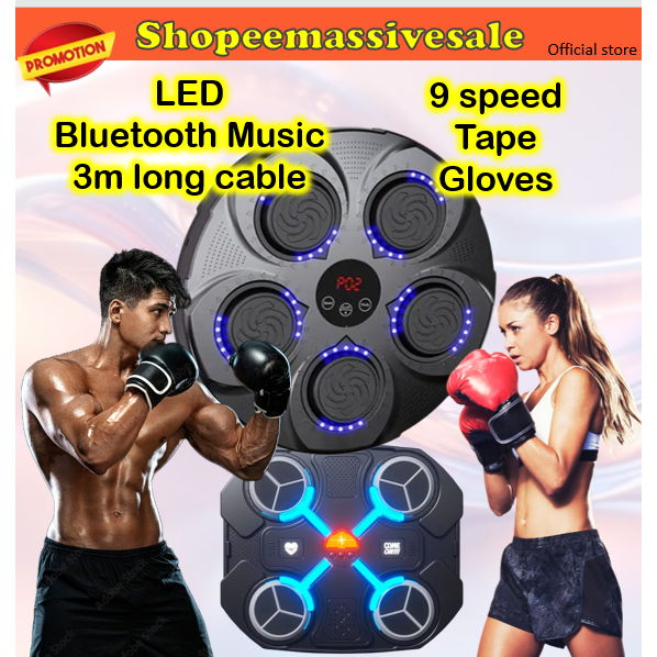 Alat Tinju Boxing Machine Bluetooth Music tumbuk penumbuk Intelligent Wall Boxing Training Mesen Fitness Equipment