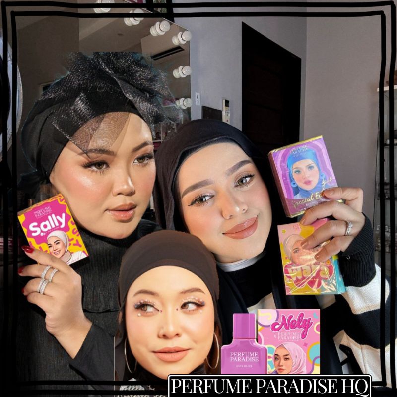 PERFUME PARADISE DUO EDITION WARA MUA BELLAZ NELY SALLY PRIMADONA