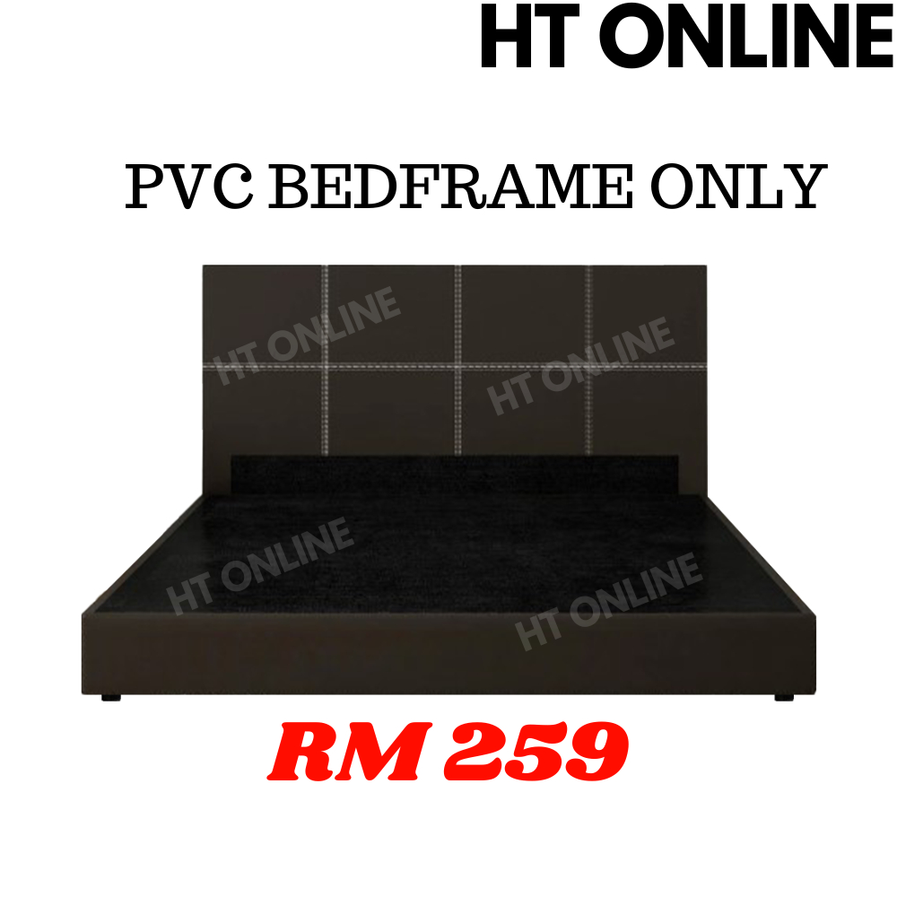 HT ONLINE Katil Murah / Queen Bed Frame / Divan Bedding Furniture /Katil Queen / Headboard & Divan