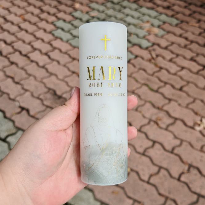 C11 - In Loving Memory, Forever Cherished Candle / Lilin Peringatan etc.