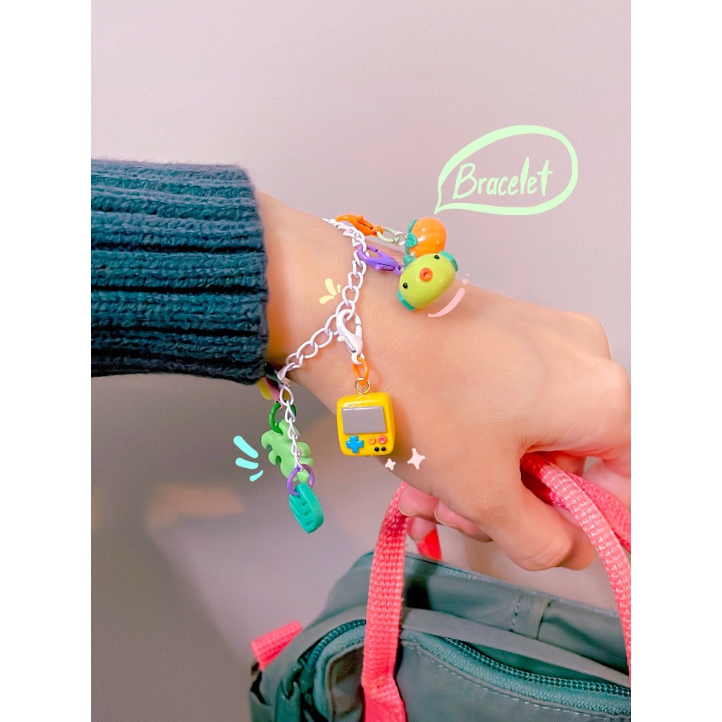 Jelly Bracelet Chain Polymer Clay Charm [Petitomora]