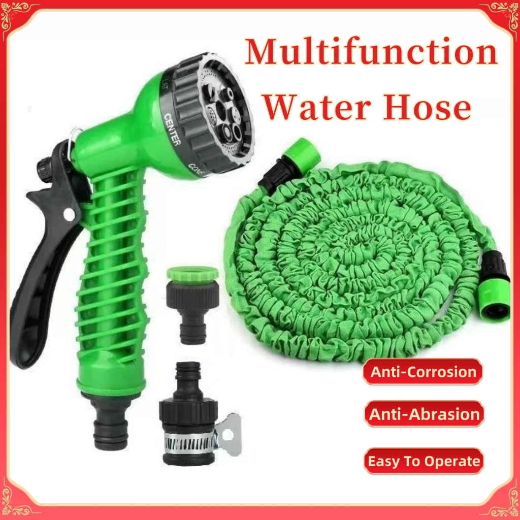 Magic Hose Spray Garden Multifunction Expandable Water Hose/Getah Paip Magik Fleksibel高压伸缩水管