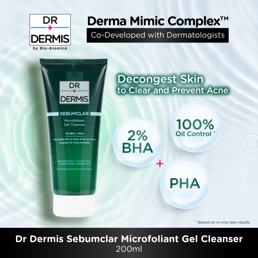 Dr Dermis Sebumclar Microfoliant Gel Cleanser