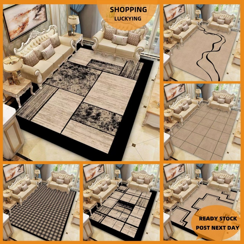 [L/XL/4XL/6XL] luxury 5D Printing Design Maillard Carpet Living Room Carpet Ruang Tamu