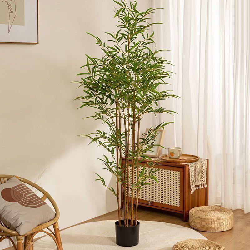 Simulated plant  Fake plant Artificial Bamboo Tree Plant Large Floor Plant Office Home Decor bonsai