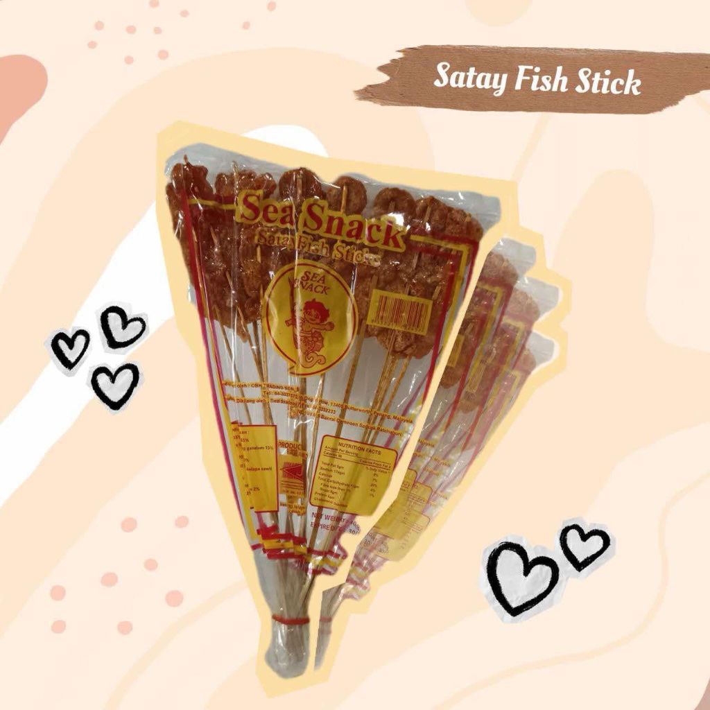 Satay Fish Stick 12pcs per pack