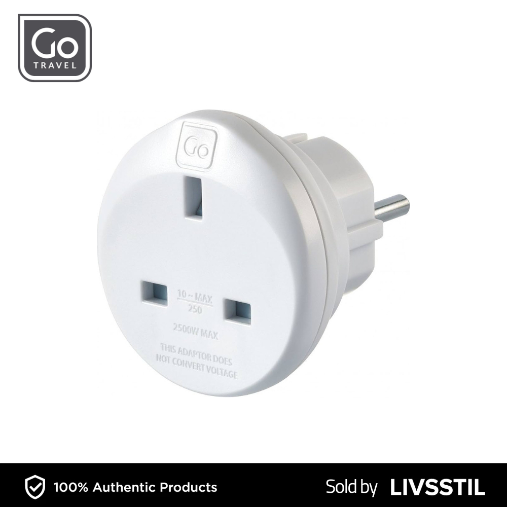 Go Travel UK-EU Travel Adaptor