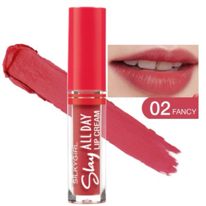 [CLEARANCE] SILKYGIRL Slay ALL DAY Lip Cream 2ml (02 Fancy)