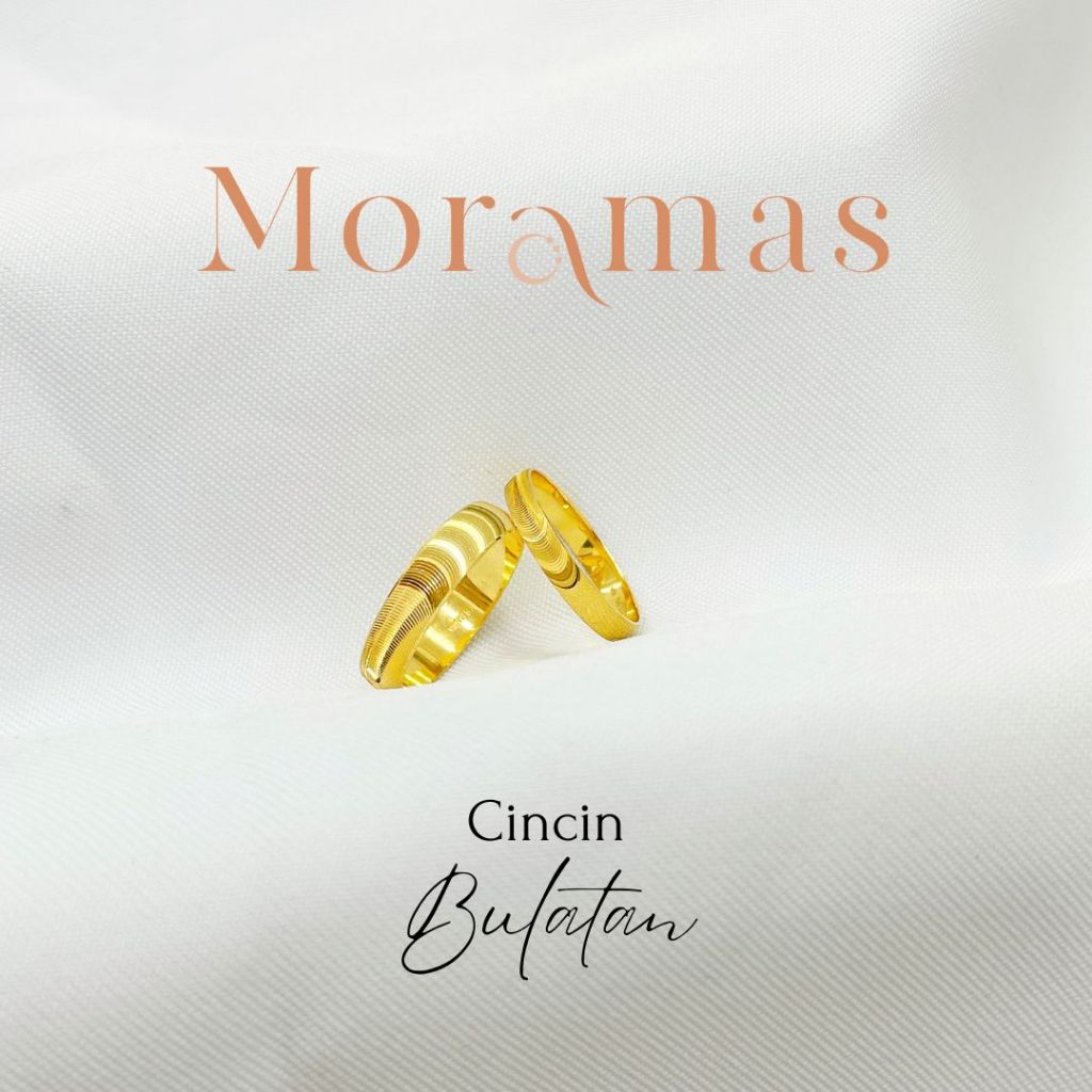 Moramas Cat Eye Bond Ring 916 Gold/ Cincin Belah Rotan Mata Kucing Emas 916/ 猫眼戒子916金 #Couple Ring