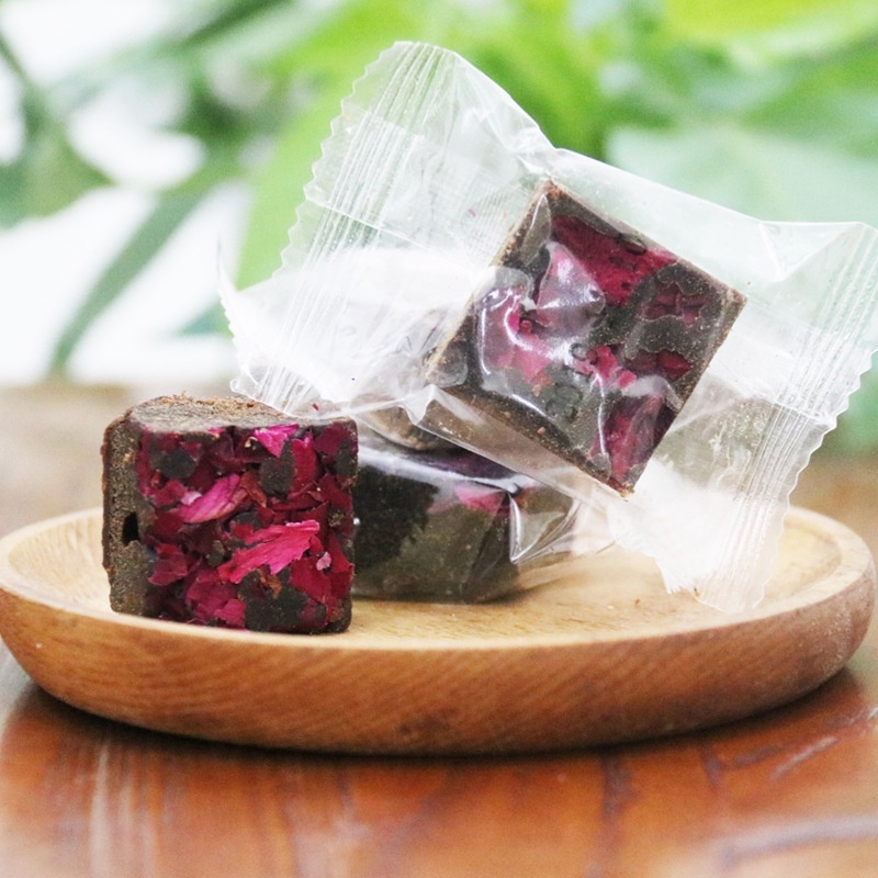 Herbal Tea Organic Rose Brown Sugar Cube Brown Sugar