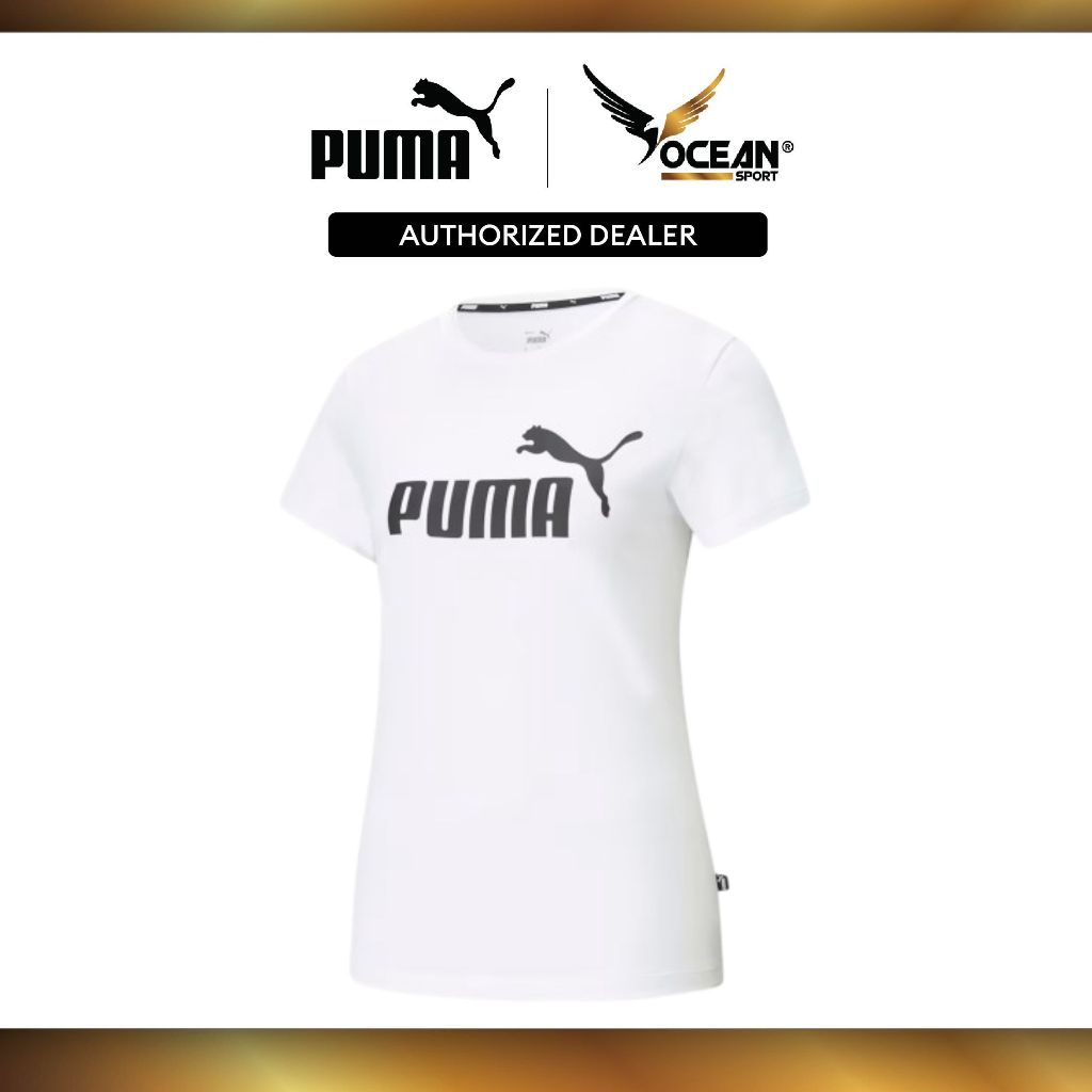 PUMA ESS Women Logo Tee White 68086402