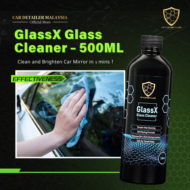 【CAR Detailer】GlassX Glass Cleaner Car Window Cleaner Car Wash Accessories Car Detailing 500ml