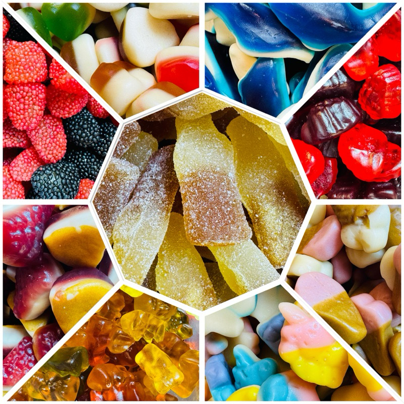 GUMMY MIX 5 FLAVOR - BEBETO/JELLOPY/HARIBO HALAL TURKEY 110GM