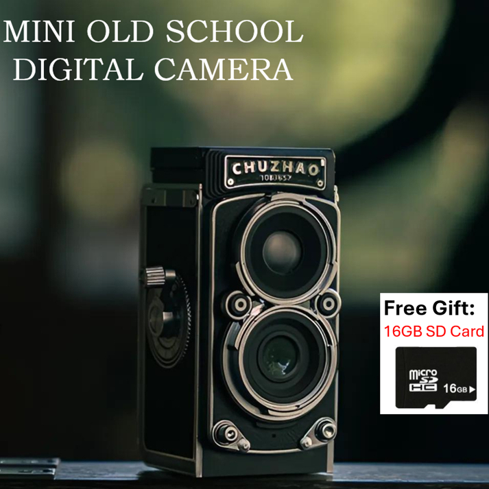 [LIMITED STOCK] Vintage Mini Digital Camera For Video & Picture/Kamera Digital Mini Vintage Untuk Video & Gambar