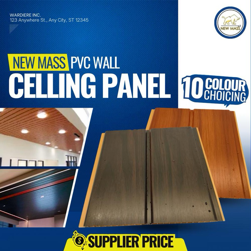 NEW MASS (READY STOCK ) PVC Ceiling Panel ,PVC Panel, DIY , WALL DESIGN , CEILING DESIGN , CHEAP , MURAH, WATERPROOF