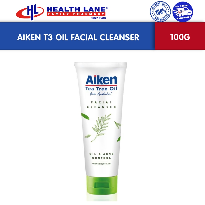 Aiken Tea Tree Oil Anti Acne Facial Cleanser (100g)
