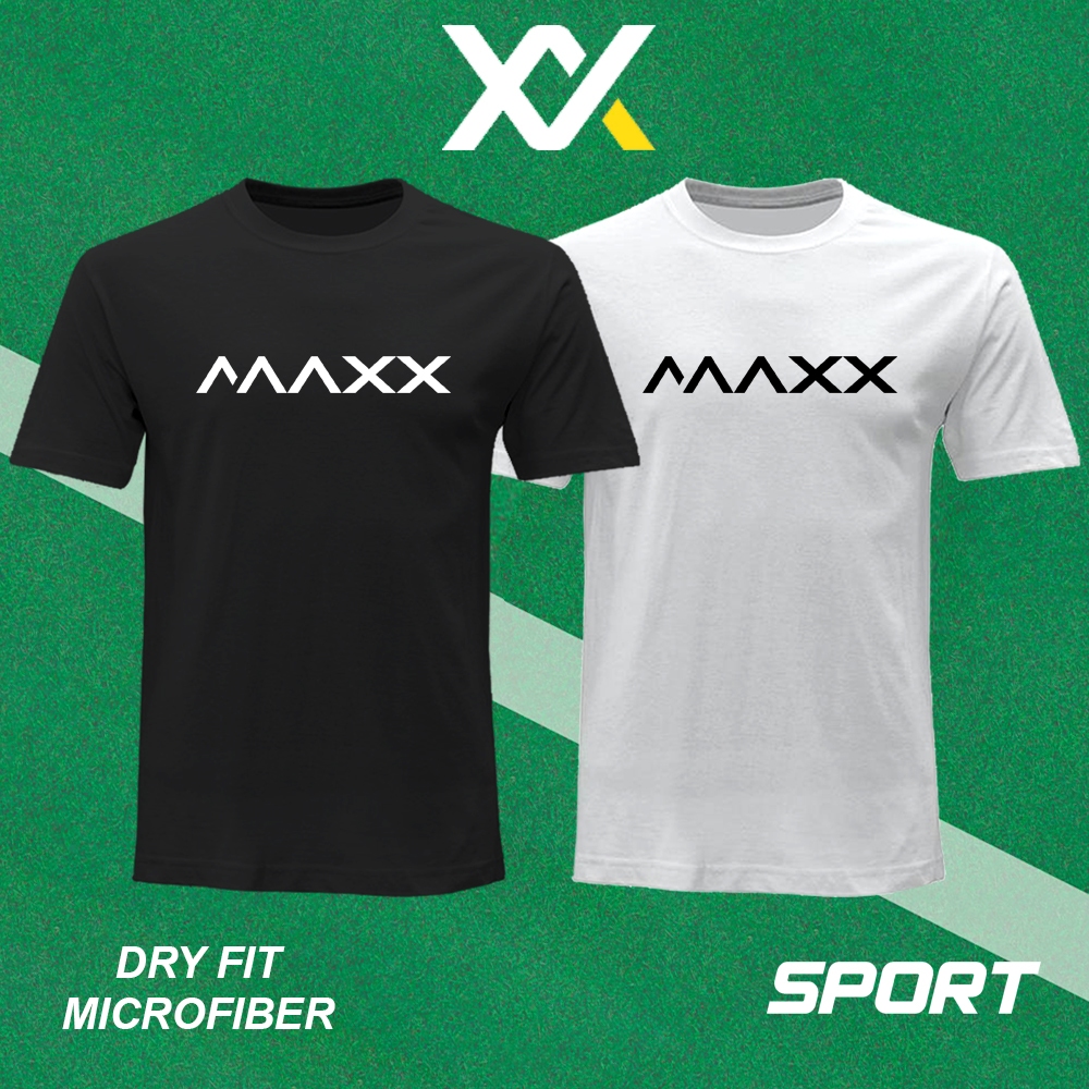 ‎️‍?HARGA BORONG‎️‍? MAX Badminton Microfiber T Shirt Tshirt Tee Sportswear Round Neck Quick Dry Baju Unisex Men Women
