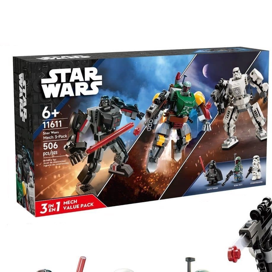 BELA Star Wars Darth Vader/Boba Fett/Stormtrooper Mech 75368/75369/75370
