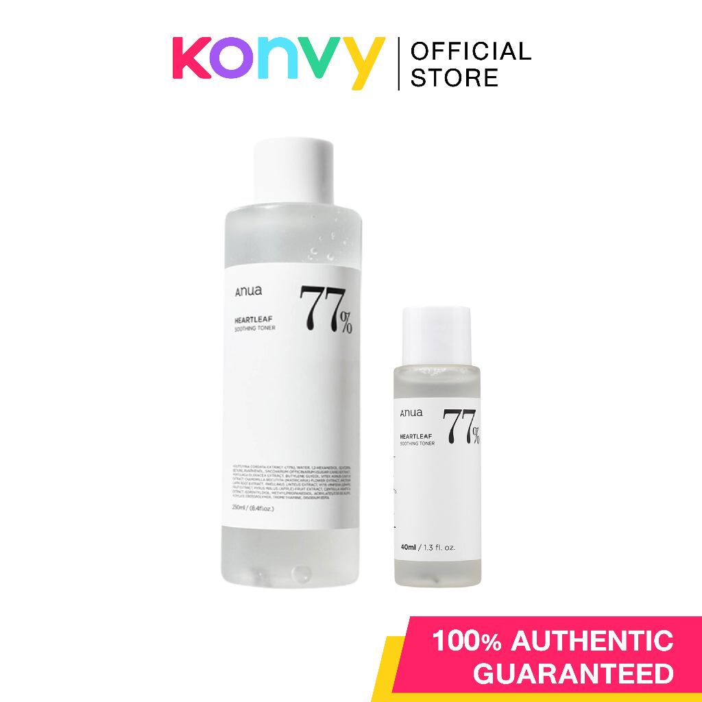 ANUA Heartleaf 77% Soothing Toner (40ml / 250ml)