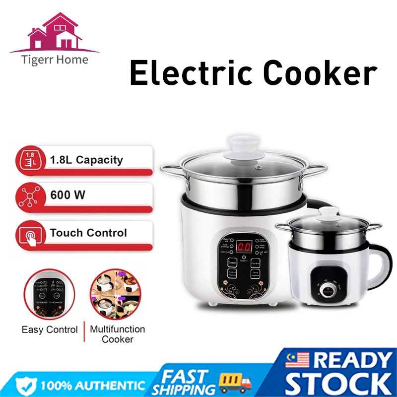 Rice Cooker Multifunction Non-Stick Electric Cooking Pot Free Stainless Steel Steaming Tray Dormitory Mini Electric Hot