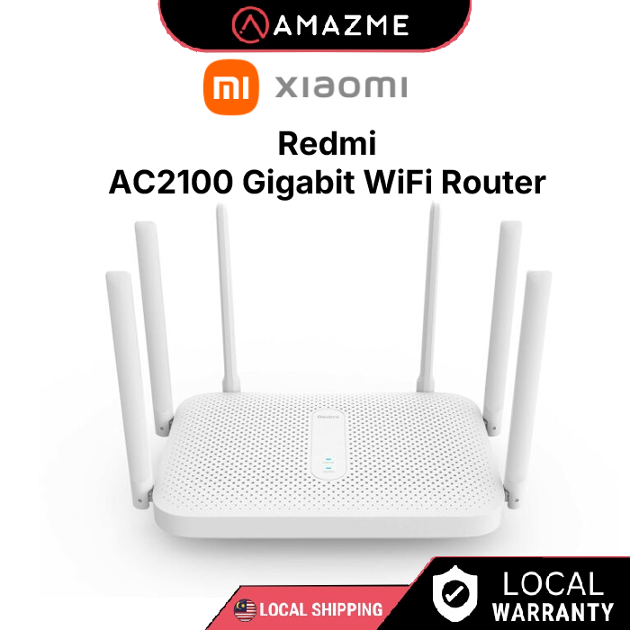 Xiaomi Redmi AC2100 Gigabit WiFi Router - White