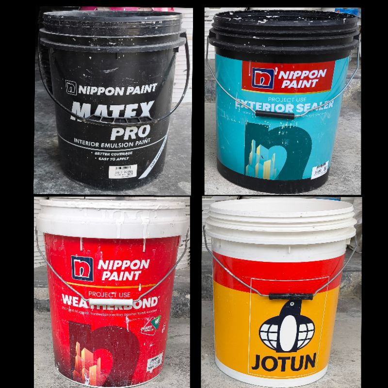 Tong Kosong 18L&20L Terpakai(100% Kotor) / Used Bucket 18L&20L(100% Dirty)