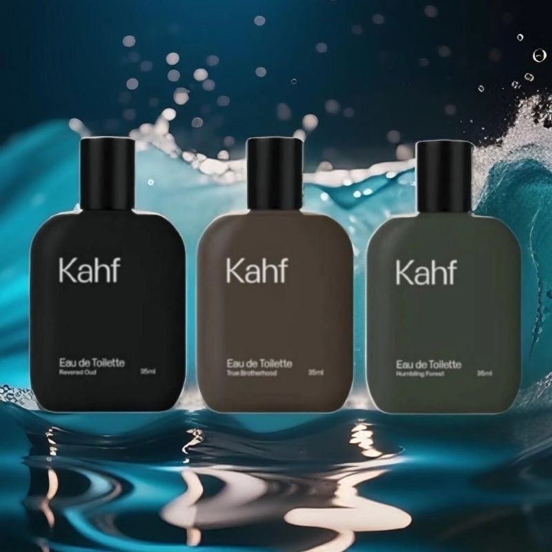Kahf Eau De Toilette True Brotherhood/ Humbling Forest/ Revered Oud/Rose Kahf Perfumes 35ml