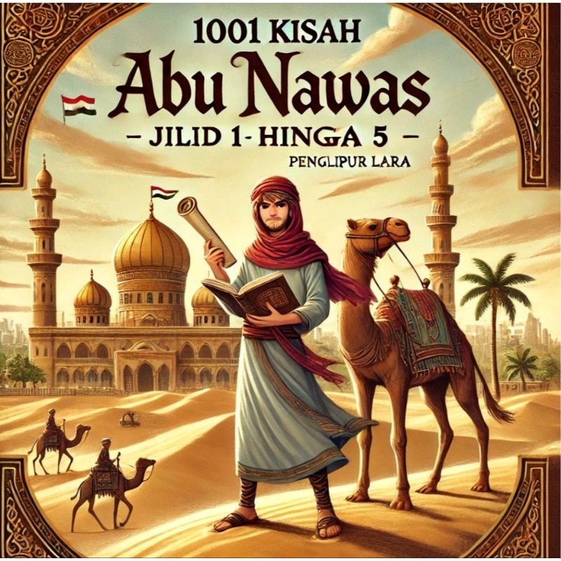 EBOOK 1001 KISAH ABU NAWAS – JILID 1 HINGGA 5 | Buku Digital PDF Bergambar | Cerita Lawak & Pengajaran