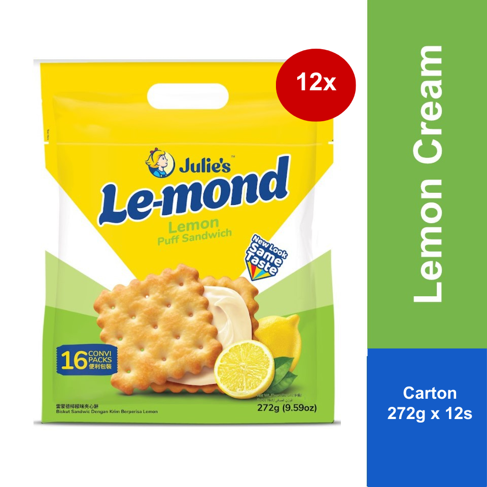 [Carton Of 12] Julie's Le Mond Lemon Cream 272g x12s