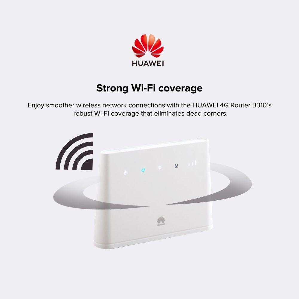 MOD HUAWEI B310 B315 WiFi SIM Card Router Modem Modified Bypass Hotspot 4G LTE Unlimited Data Strong Receiver