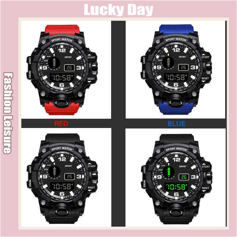 Electronic Watch High Value Student Luminous Male Trendy Simple Youth Children Multifunctional Sports Watch Adjustable