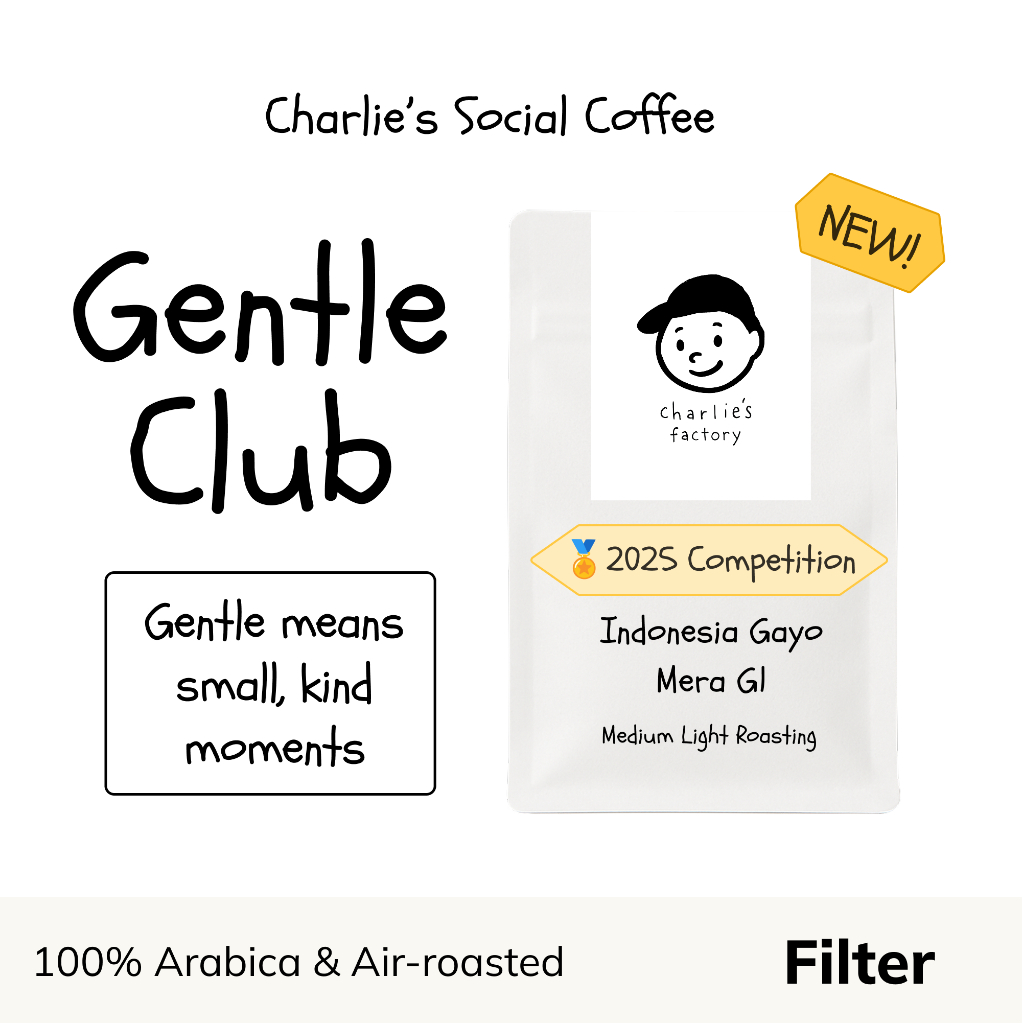 ☕️Charlie's "Gentle Club" Specialty Coffee | Indonesia Gayo |  Penang Island | Air Roasting | Single Origin Coffee Bean