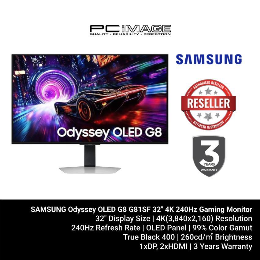 SAMSUNG Odyssey OLED G8 G81SF 32" 4K 240Hz Gaming Monitor