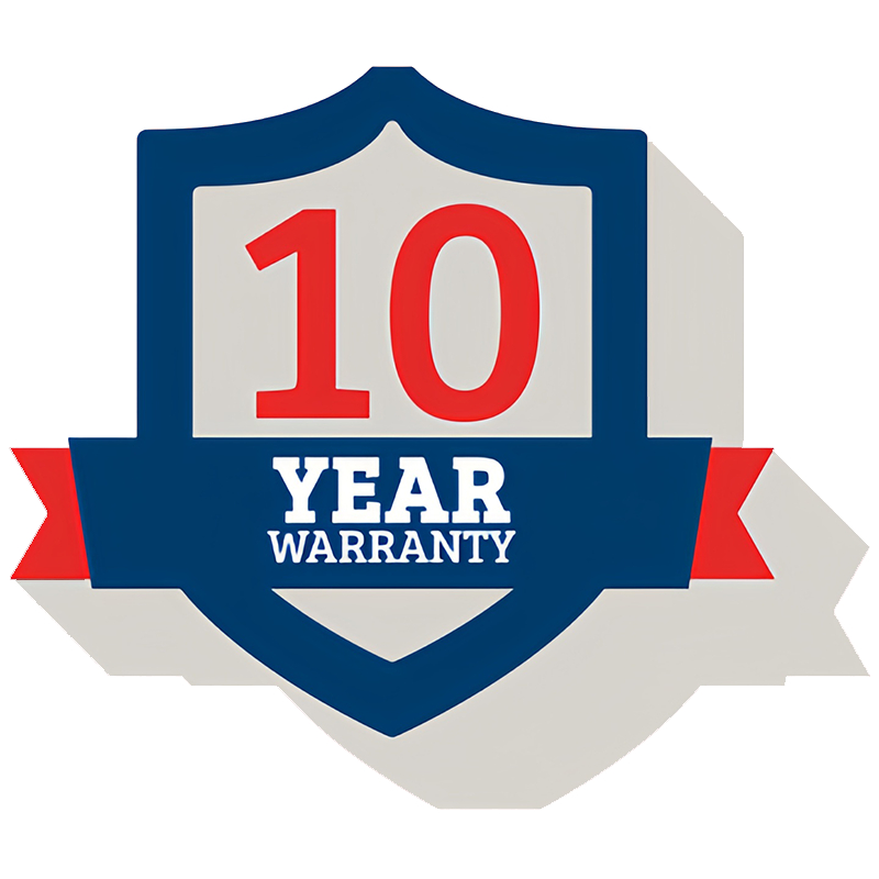 【10-year warranty】Comes with warranty service and free replacement parts