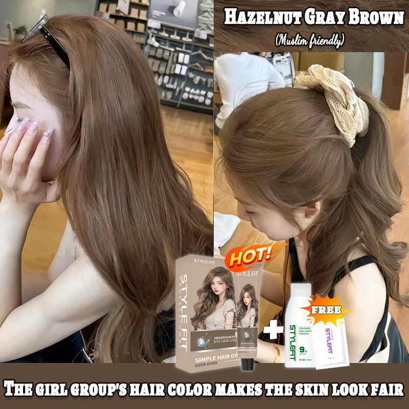 Muslim friendly STYLE FIT Hair Dye Ammonia free,Long-lasting and no fading dyeing hair not damage hair halal Hair Dye染发膏