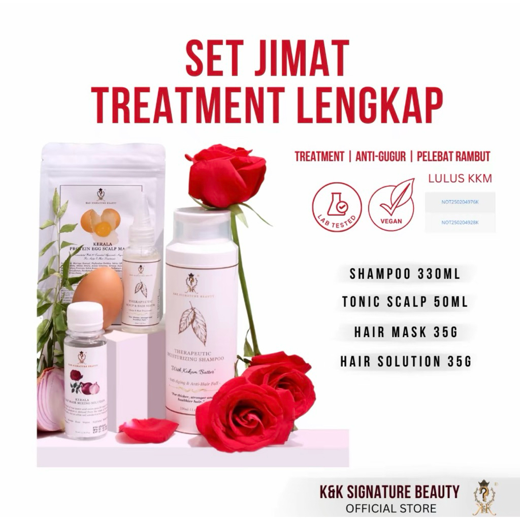 K&K SIGNATURE BEAUTY THERAPEUTIC HAIRCARE SET