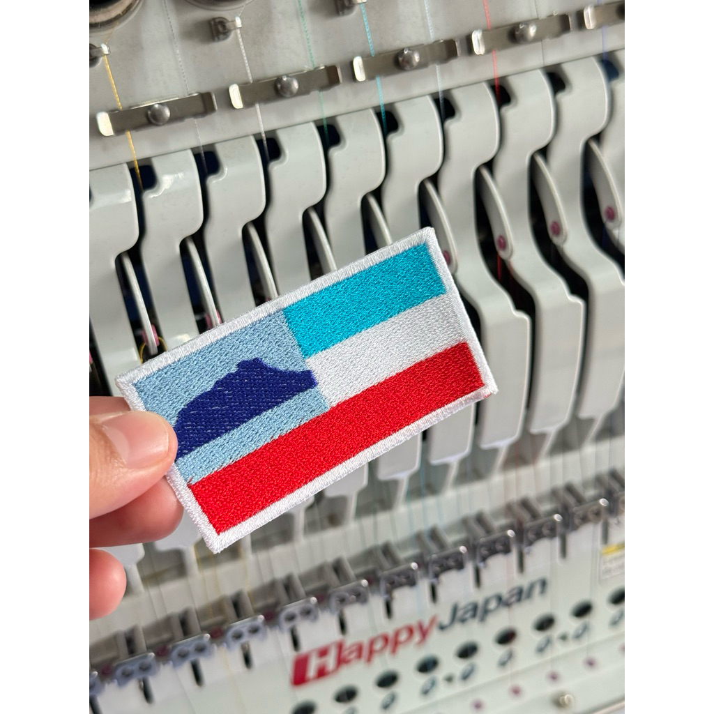 Bendera Sabah 7 x 4cm (Stitch-On, Iron-On, or Velcro Backing)