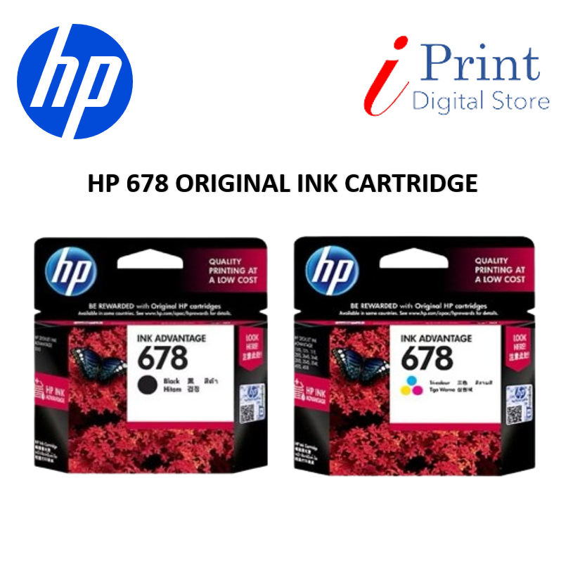 HP 678 Ink Cartridge Twin Pack/Combo-Pack - Black/Color