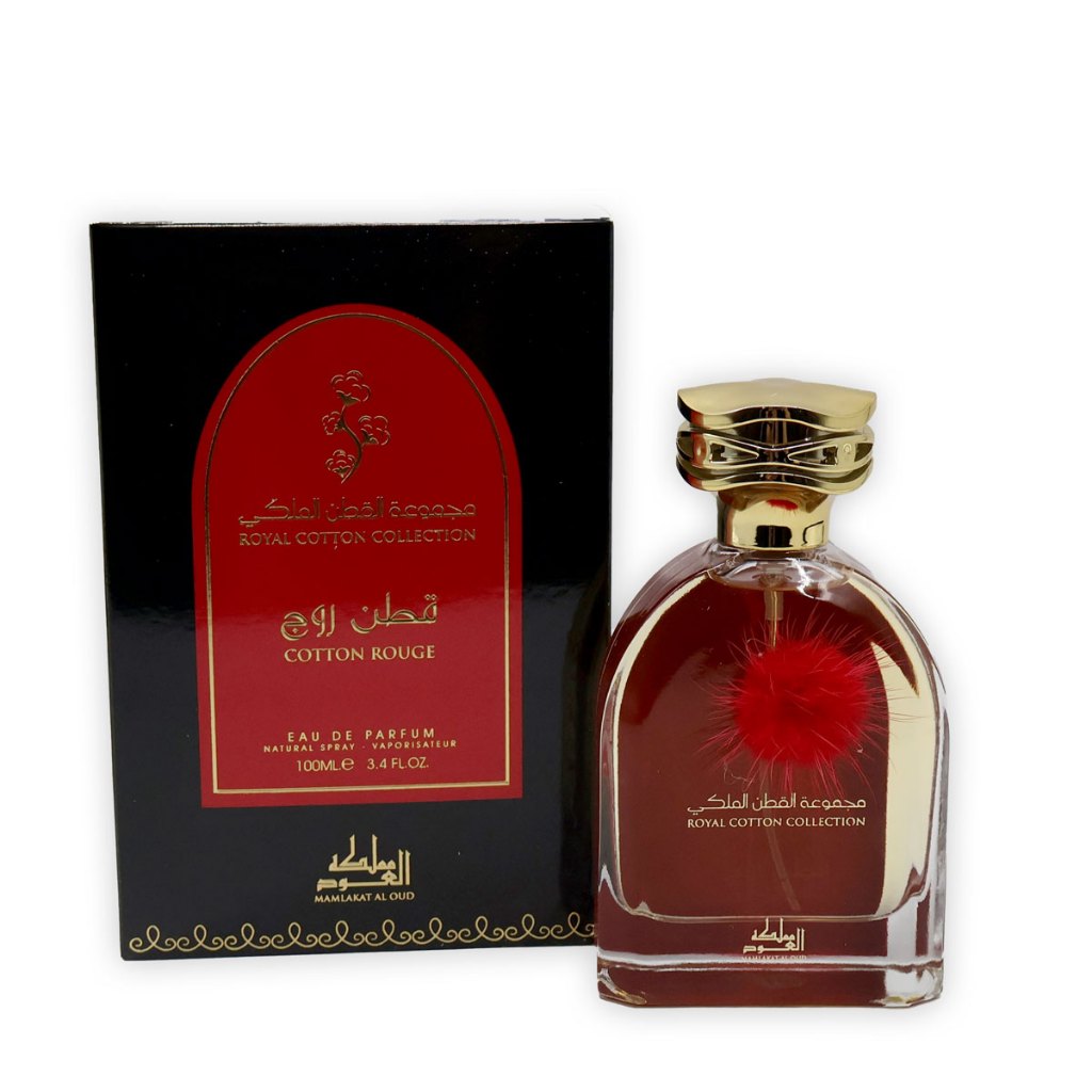 Cotton Rouge "Royal Cotton Collection" By Mamlakat Al Oud Eau De Perfume100ML Minyak Wangi Terbaik & Tahan Lama