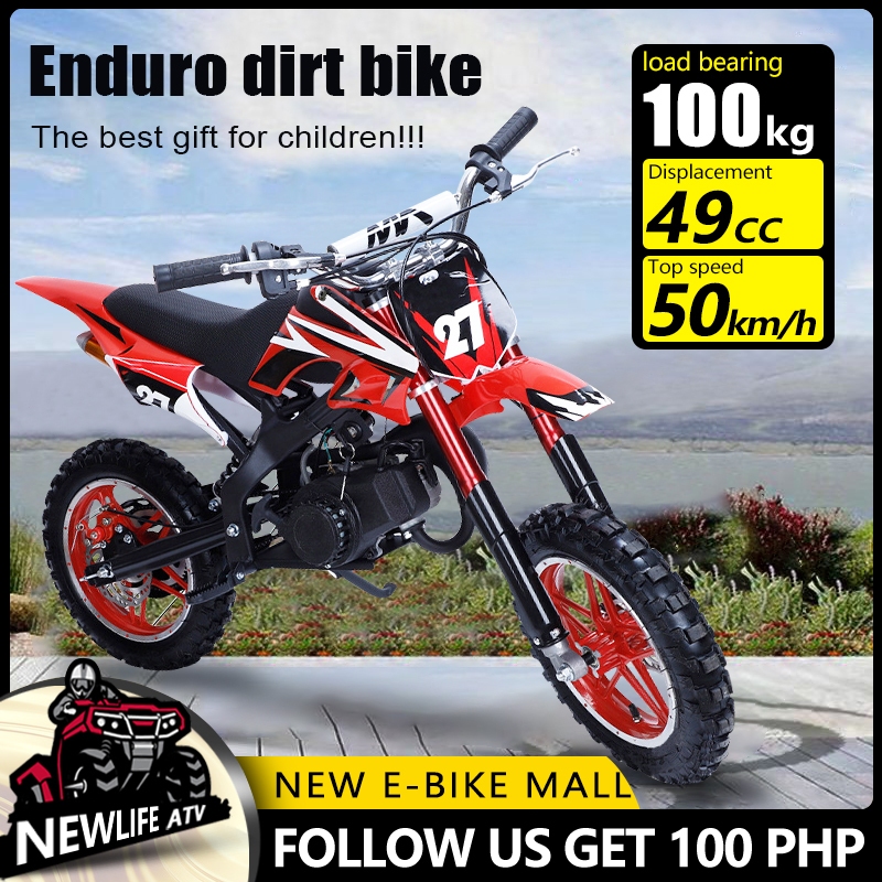 READY STOCK?2025 new racing car braised 49CC motorcycle mini kids with gasoline fuel petrol road motorbike motorcross