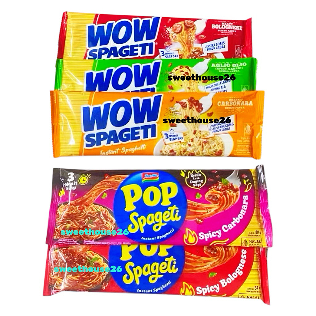 WOW/POP SPAGHETTI （HALAL）INSTANT NOODLE