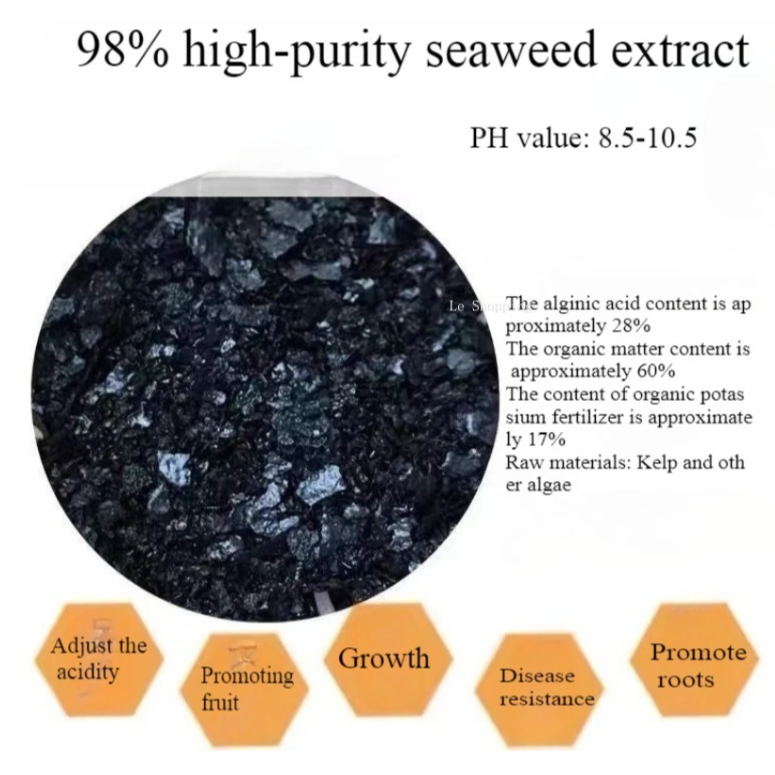 Seaweed Organic Fertilizer 1kg Booster Growing Nutrient Rich in Minerals Boost Soil & Yield Eco-Friendly 海藻精肥
